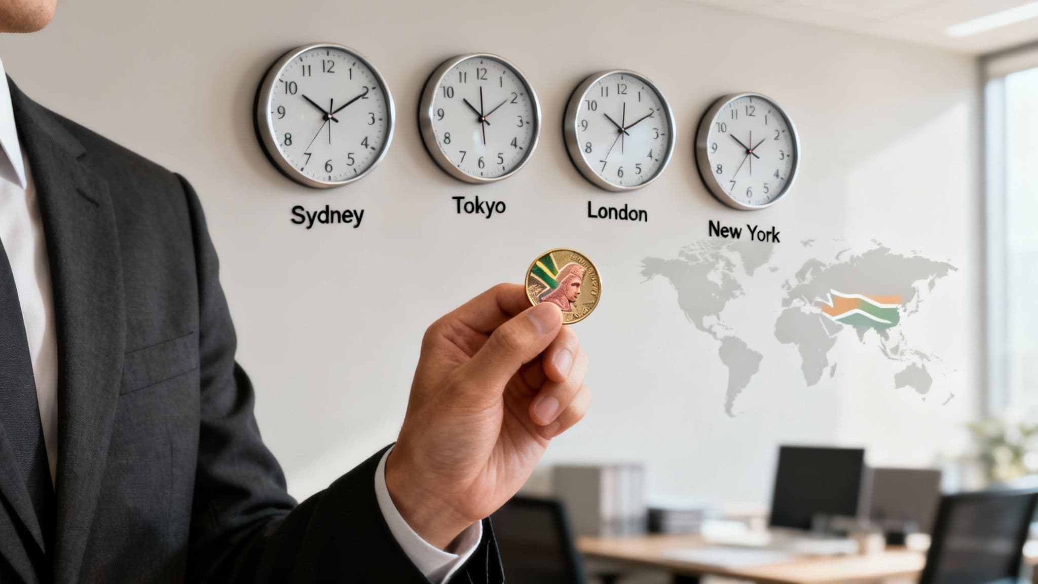 Thumbnail for blog post: What Time Does the Forex Market Open for South African Businesses