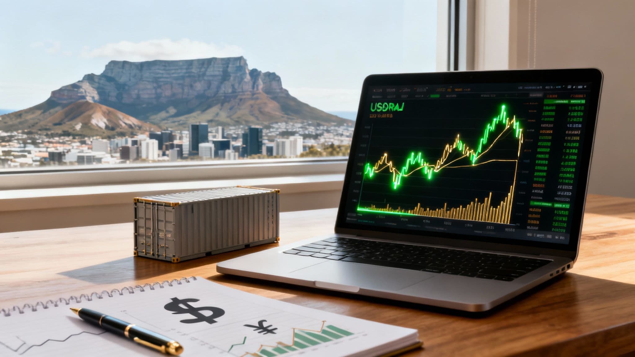 Featured image for blog post: Mastering the USD ZAR Live Rate for Exporters