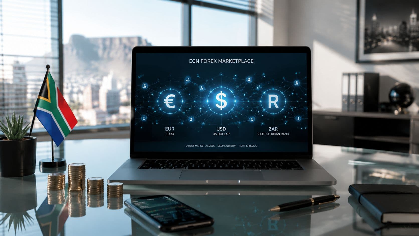 Featured image for blog post: ECN Forex Broker: Your 2026 Guide to Trading Success