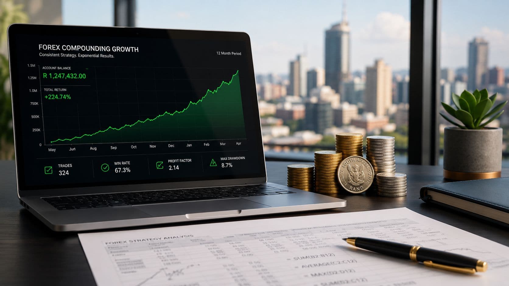 Featured image for blog post: The Forex Compounding Calculator a Guide for SA Businesses